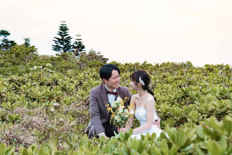 大自然の中での撮影