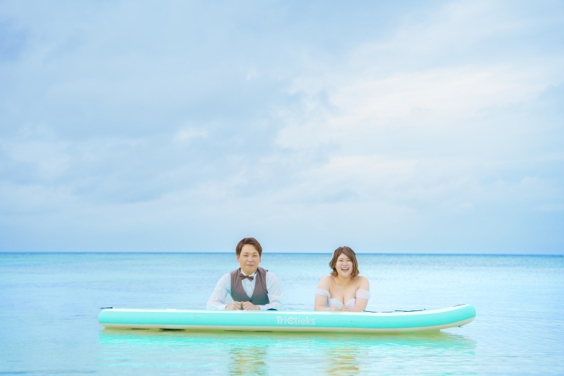 サップで海を満喫！