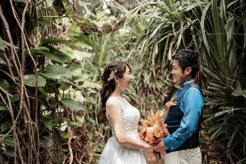 お洒落なロケーションにお二人