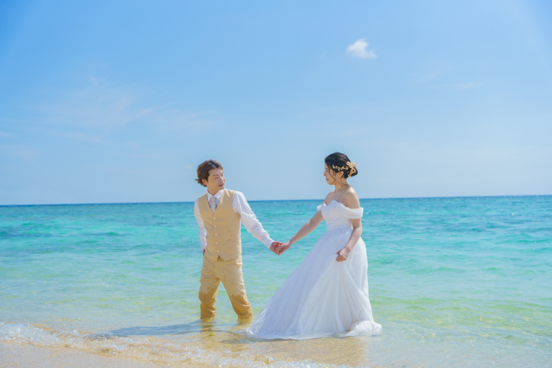 ノリノリな新郎さんとシャイでお茶目な新婦さん♡