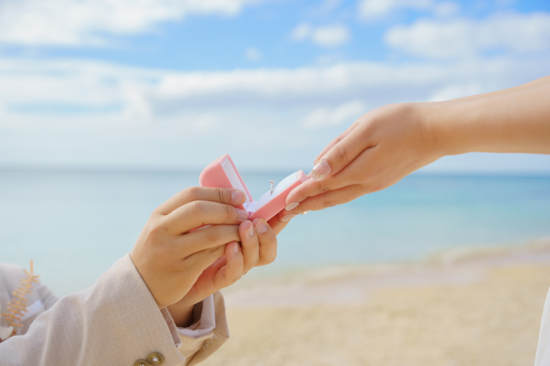 プロポーズシーン