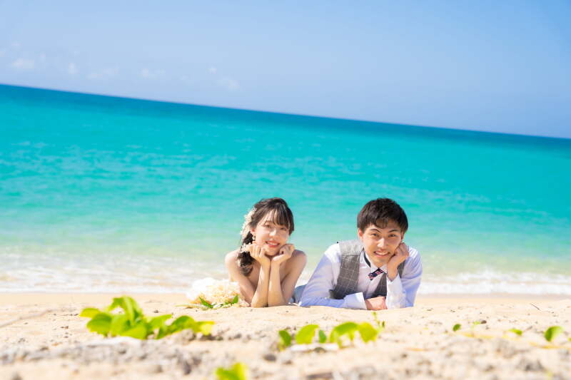 ビーチでゴロゴロ