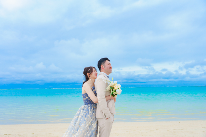 新婦さんからのバックハグ〜♡