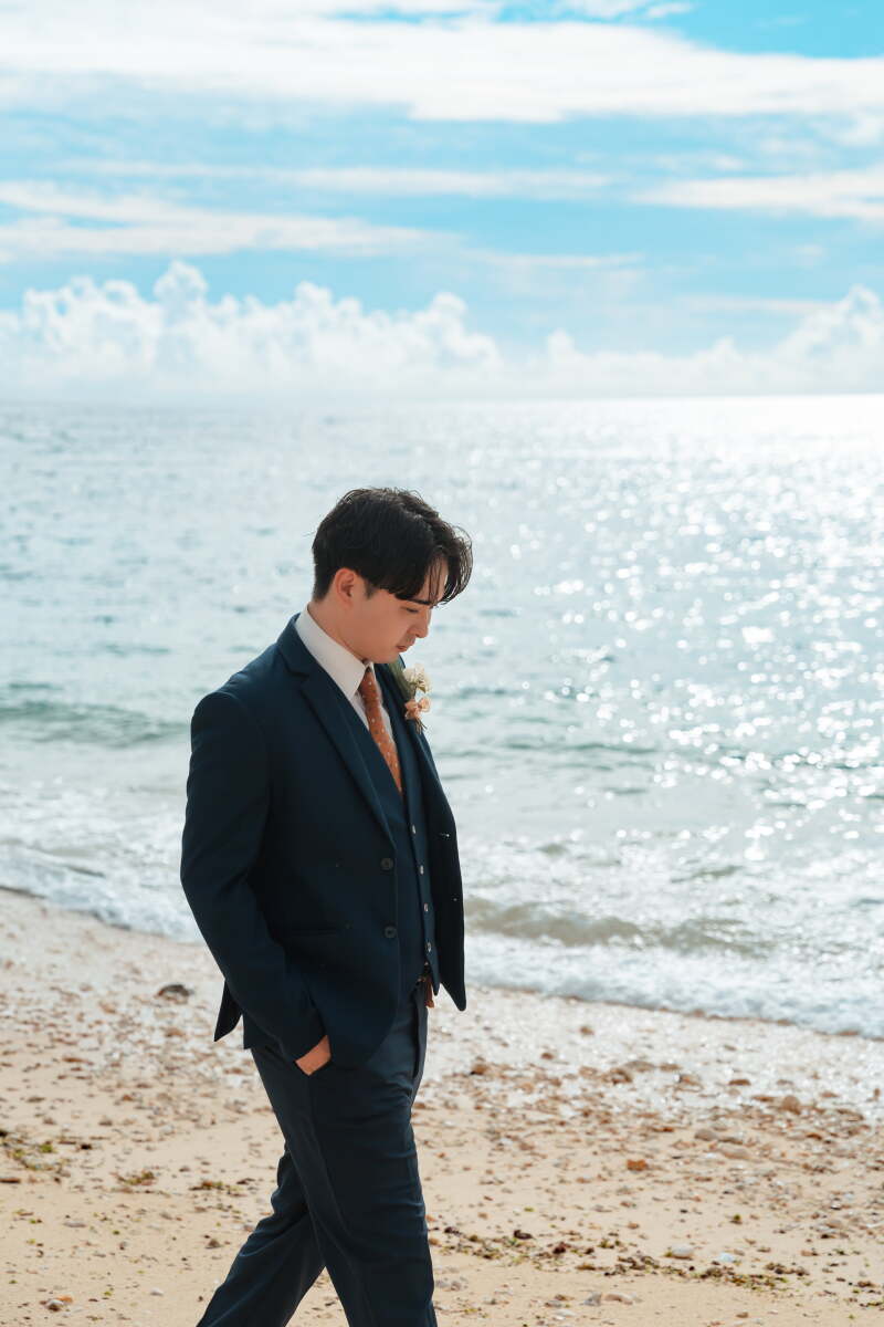 新郎ソロショット