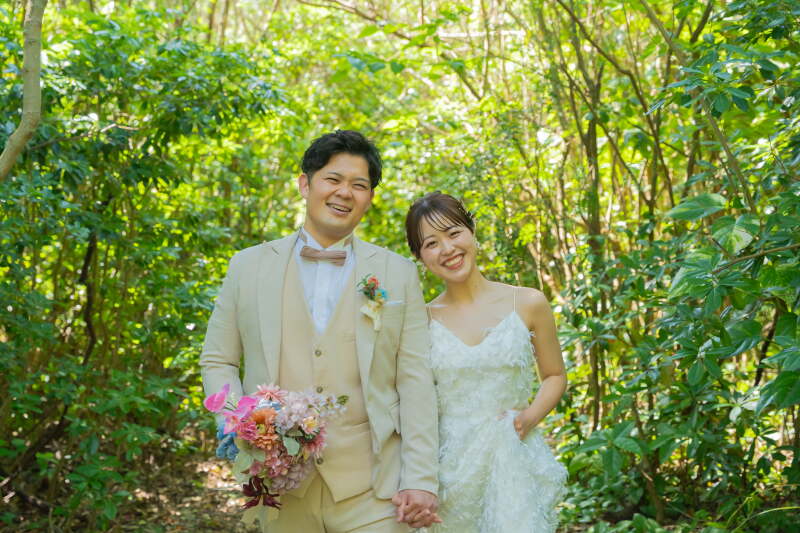 最後は森をお散歩