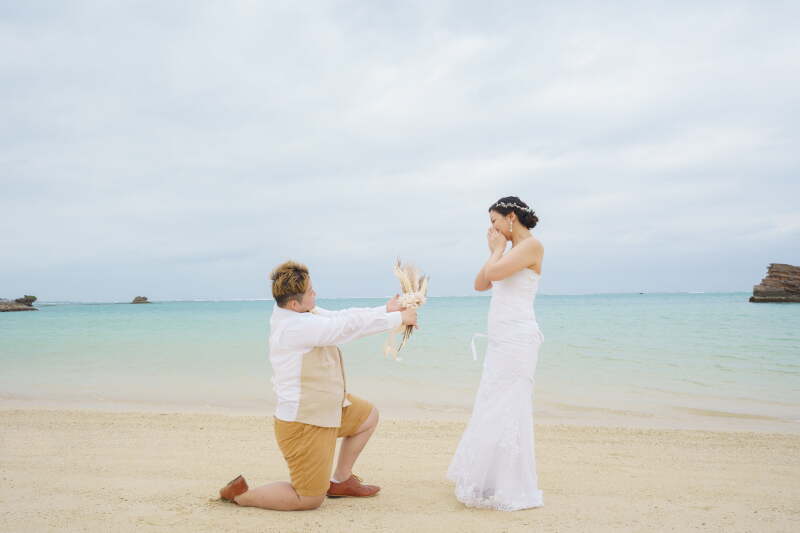 プロポーズシーン