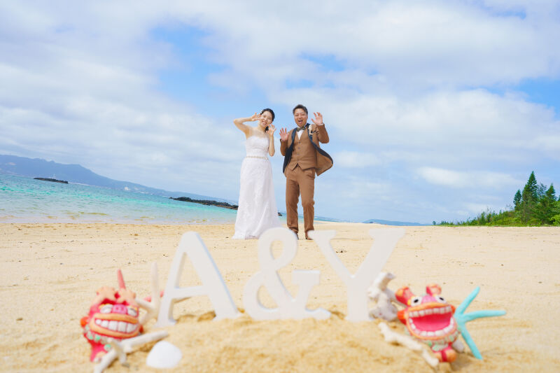 シーサーポーズ