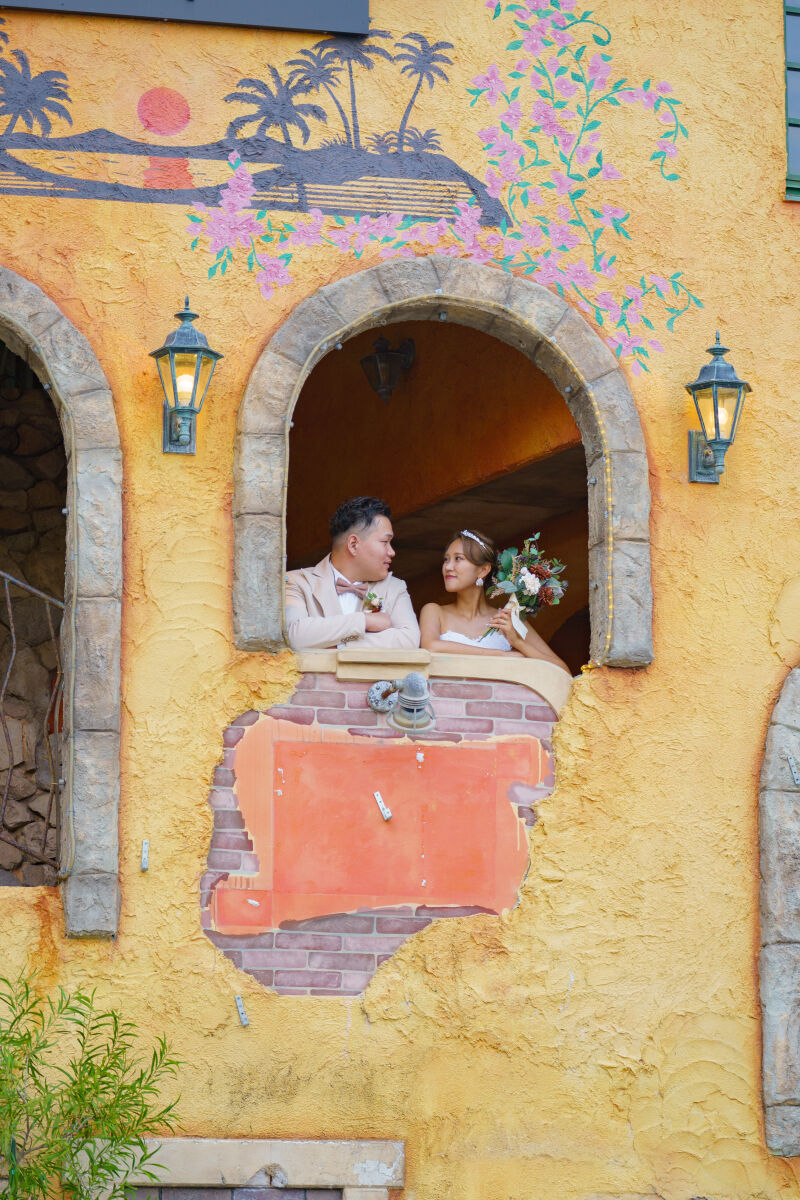 見つめ合いショット