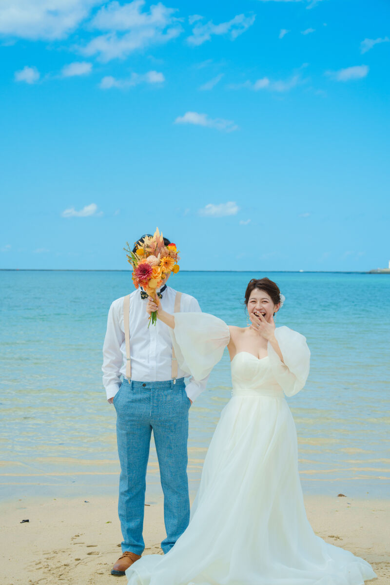 おちゃめな新婦さん♪