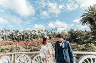 ノリの良い新郎新婦