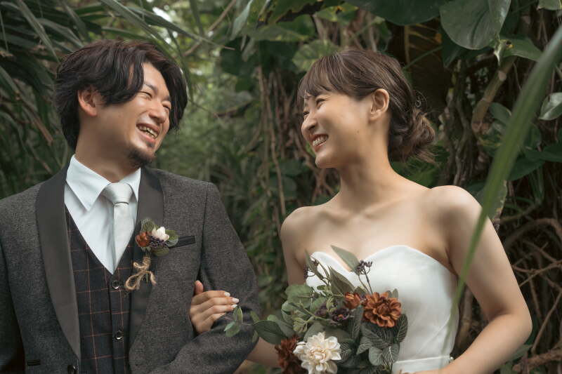 グリーンに囲まれて