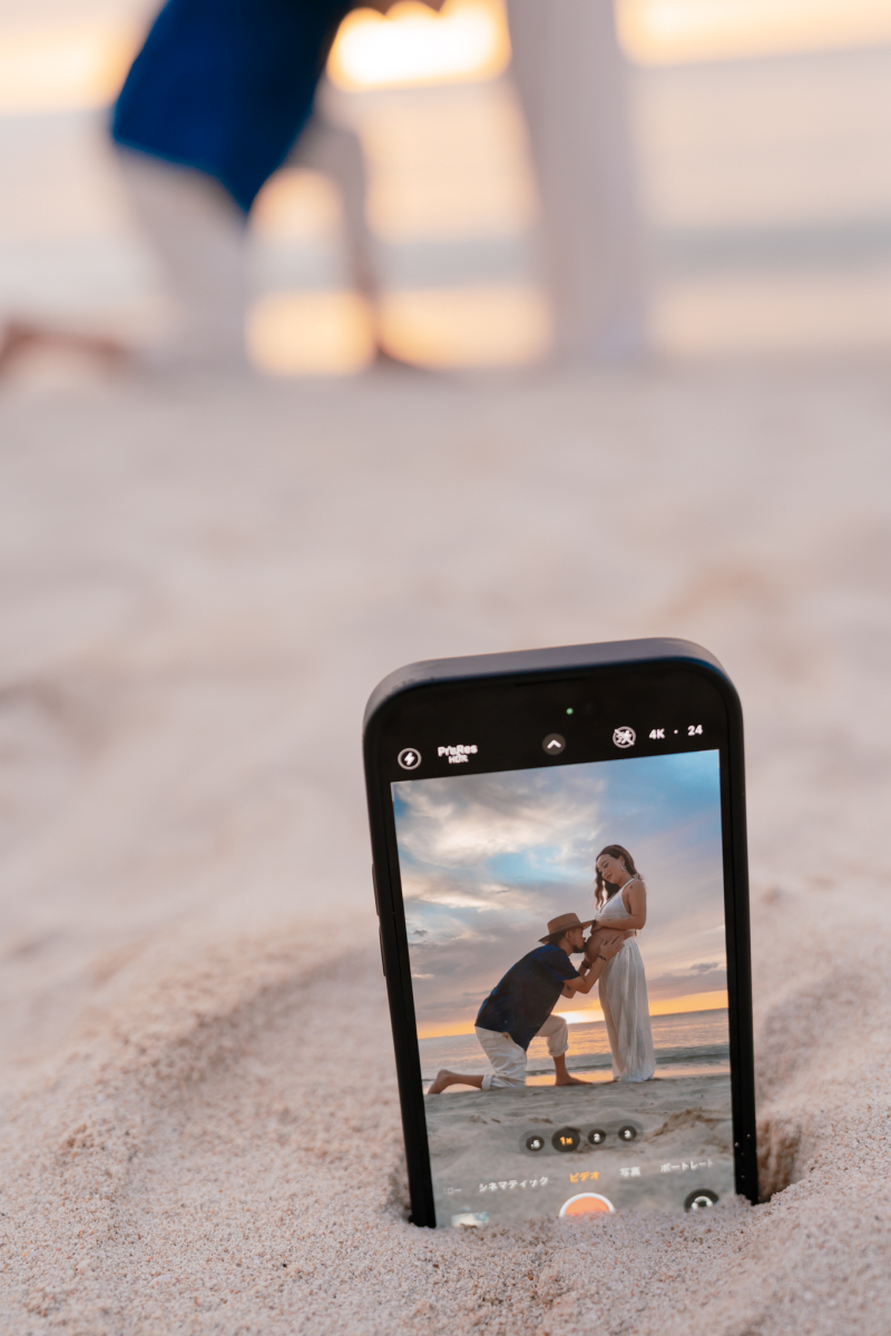 小物を使ったお洒落な一枚