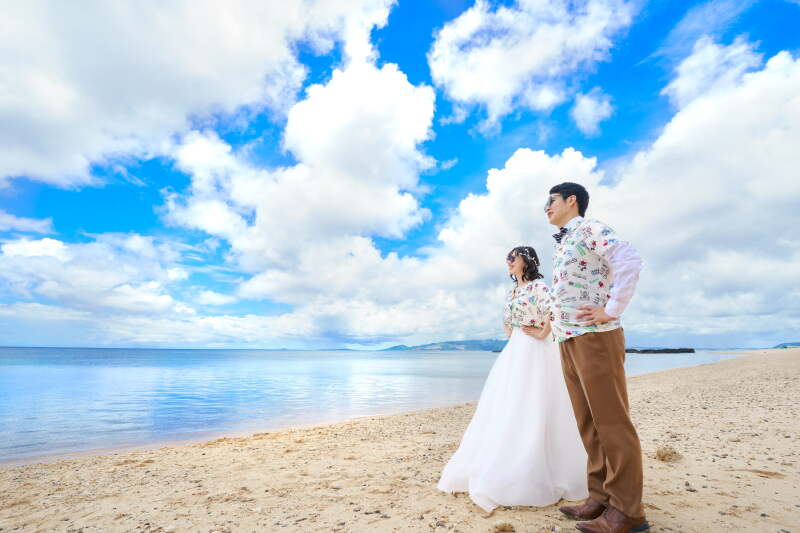 穏やかな海でアロハ