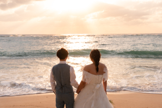 ロマンティックなサンセット