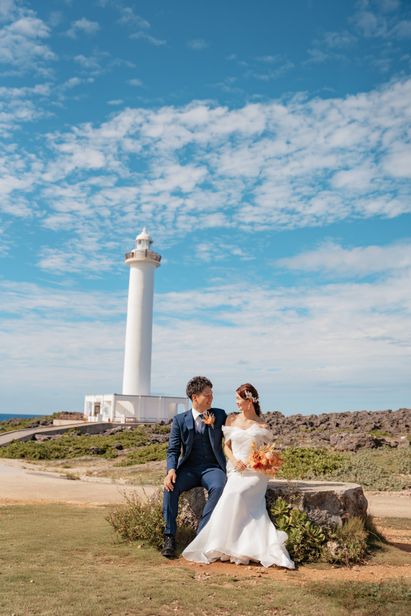 灯台のそばで二人だけの時間
