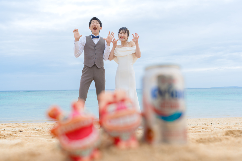 シーサーポーズ