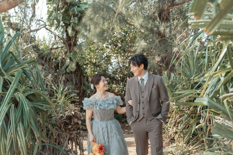 緑の中をお散歩