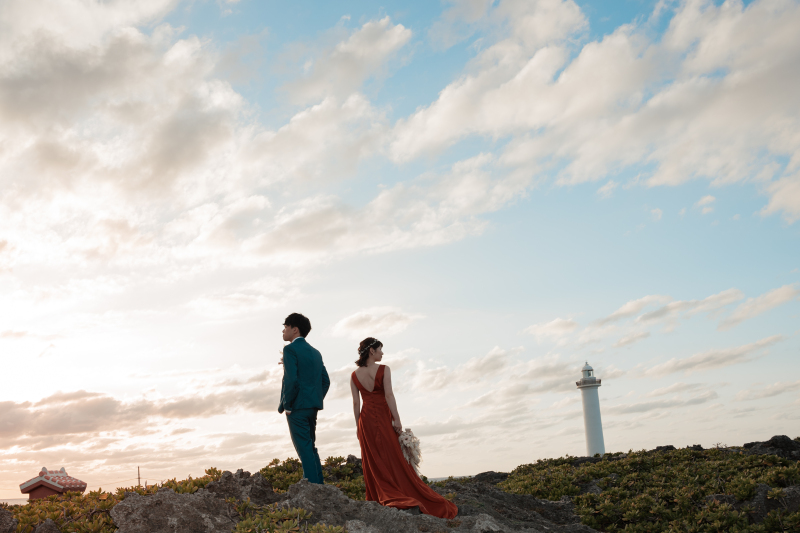 サンセットでかっこよく