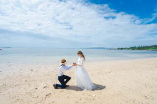 プロポーズの翌日撮影！