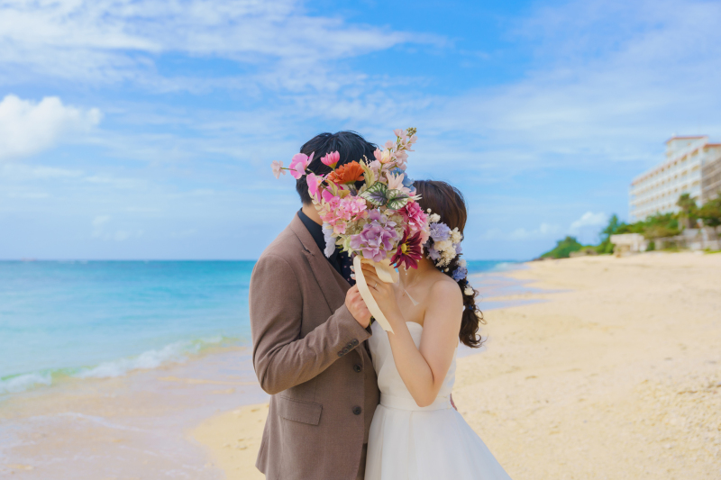 ブーケの向こうはふたりだけの秘密♡