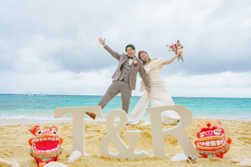 イニシャル&シーサー