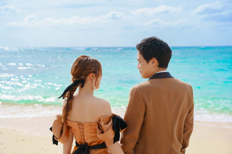 日中＋カラードレス