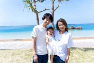 1歳記念にファミリーフォト