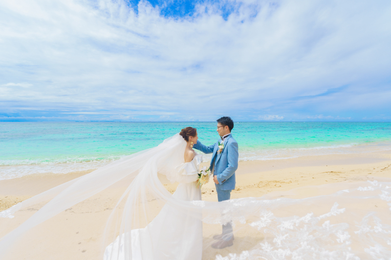 まあるく風に舞うベール