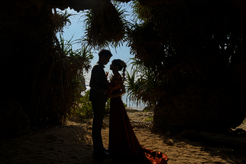 シルエット撮影