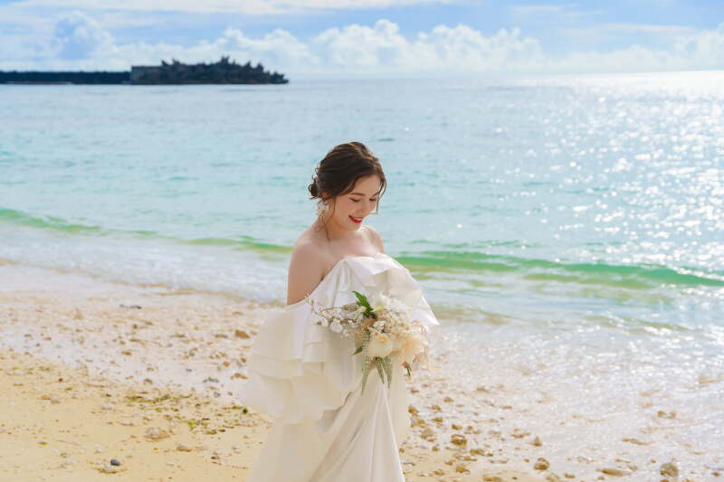 新婦ソロショット