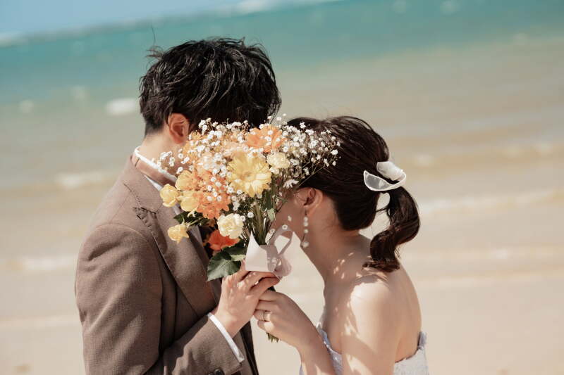 顔隠しショット