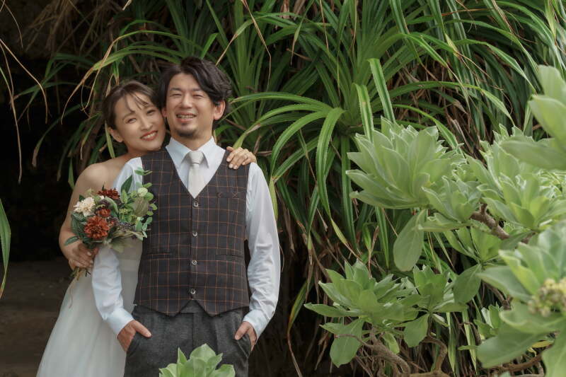 寄り添うお二人