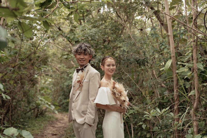 自然に囲まれて