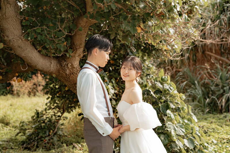 新婦さんのカメラ目線！