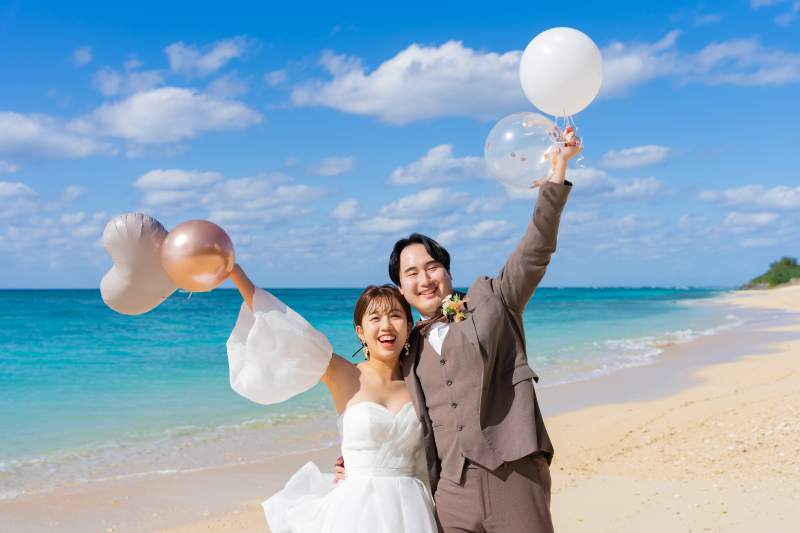 お持ち込みの風船が可愛い♡