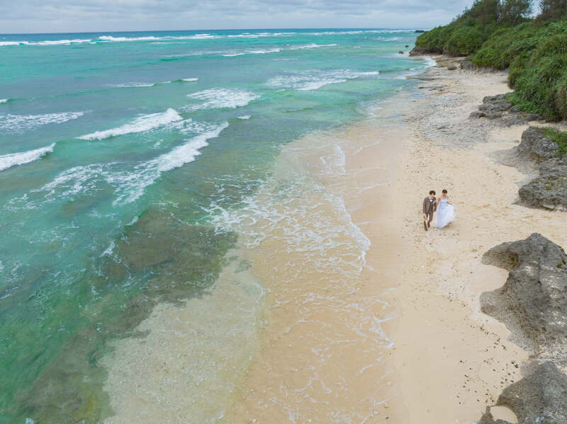 ドローンで上空から