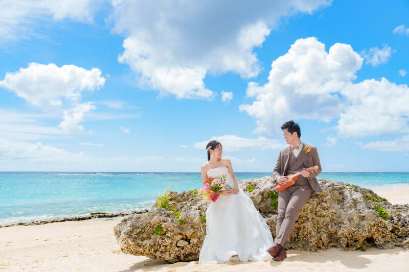 新郎さんもウクレレ弾きました♪