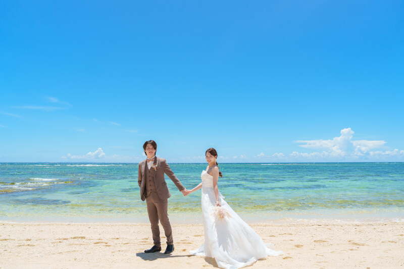 青い海と青い空