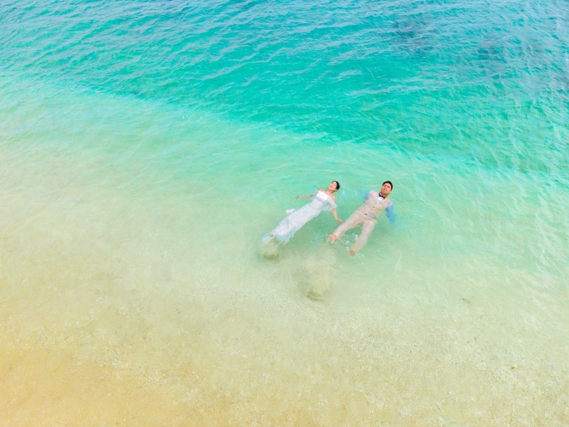 ドローンで上空から