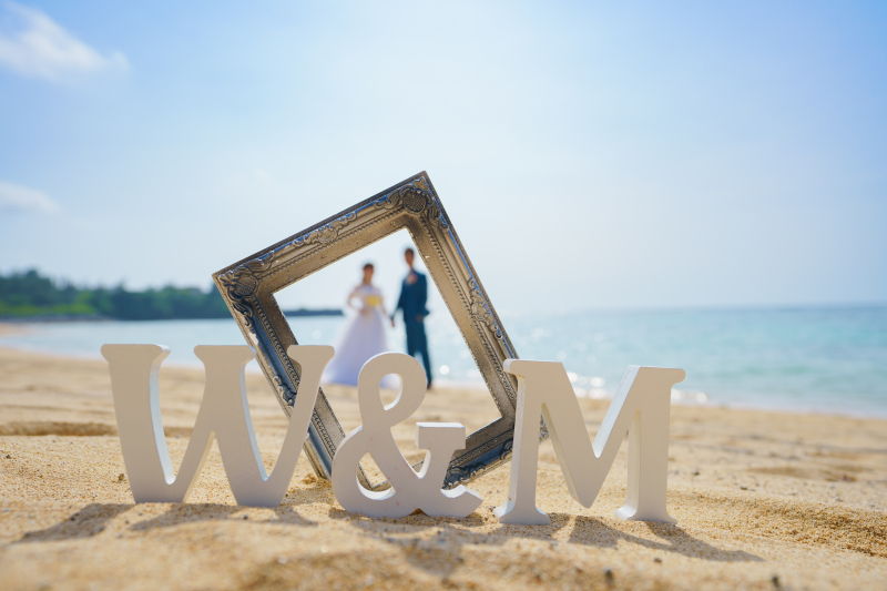 イニシャル ＋ フレーム