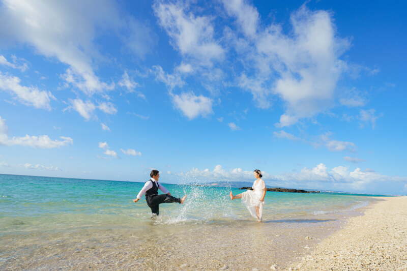 思いっきり水遊び!