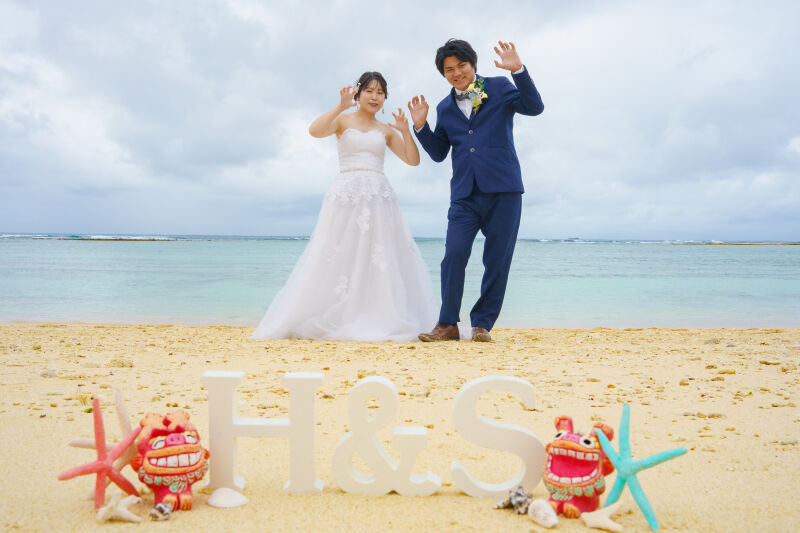 シーサーポーズ