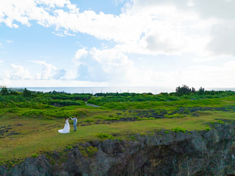 キレイな景色と