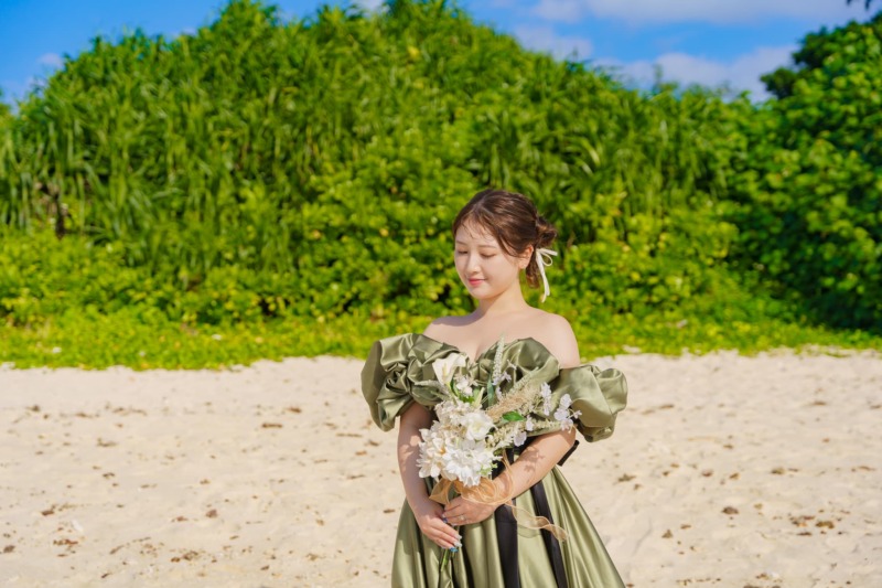 ベビーフェイスで可愛すぎる新婦さん♡