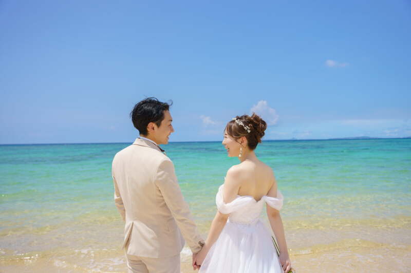 見つめ合いショット