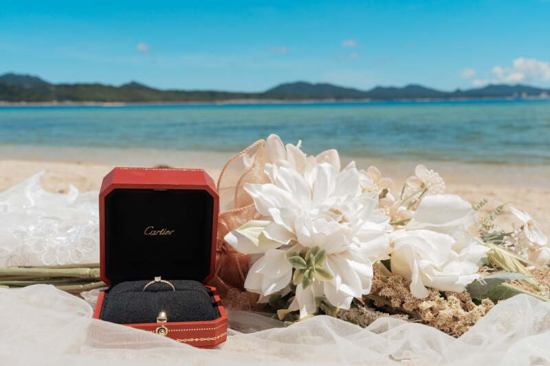 指輪ショット②