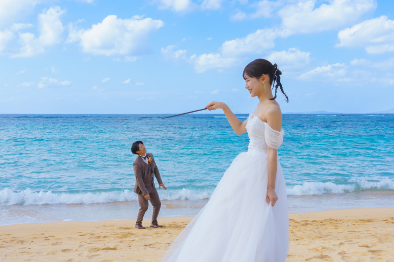 魔法にかけられちゃった新郎さん