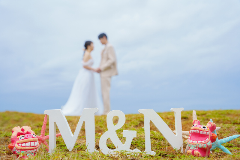 イニシャル×緑