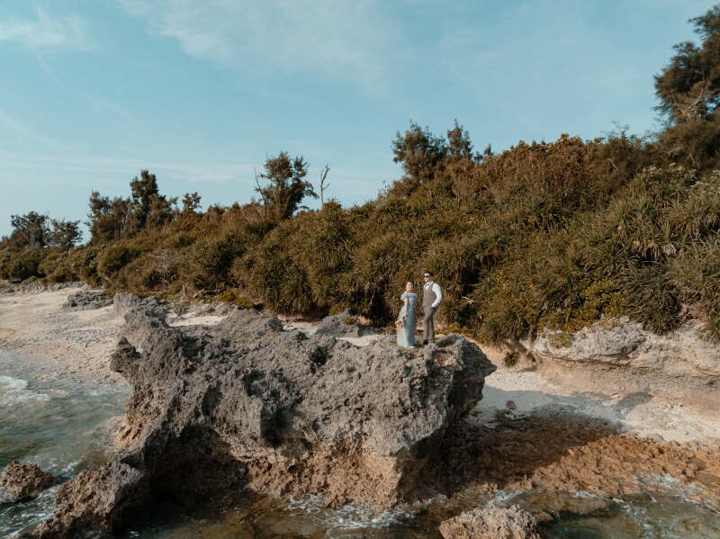 ドローンで壮大に