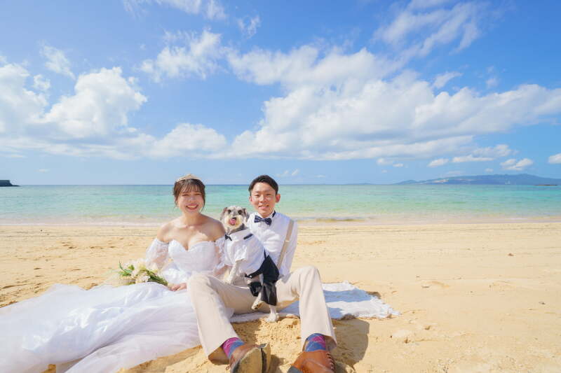 わんちゃんと一緒に♡